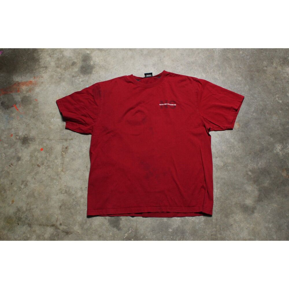 Vintage 90's Nautica Sport Distressed Stained Cotton T-Shirt - XL